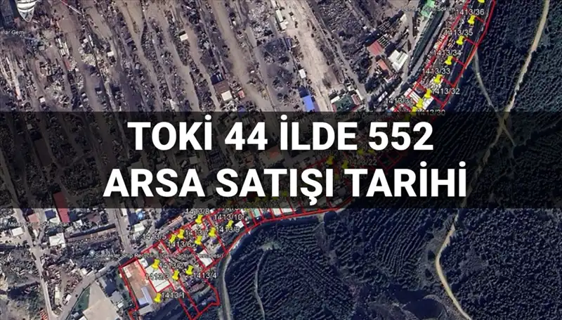 TOKİ, 44 İl İçin 552 Arsa Satışını Duyurdu: Ne Zaman?