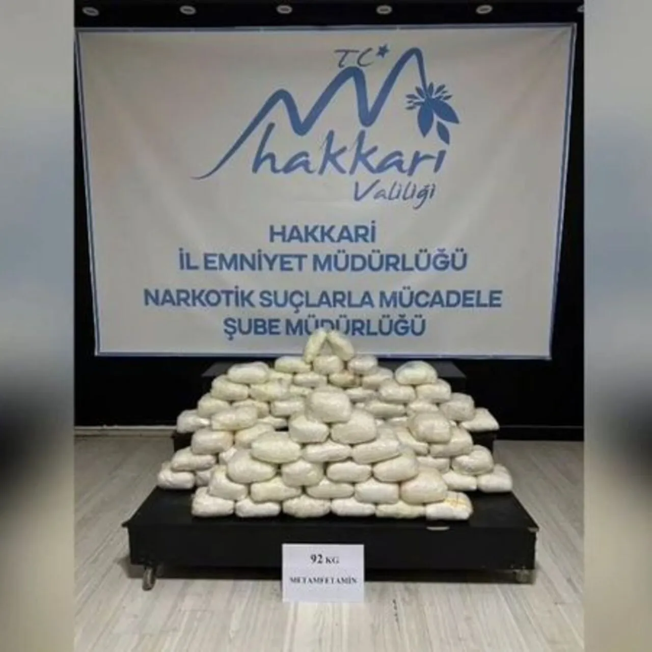 Otomobilden 92 Kilogram Metamfetamin Ele Geçirildi