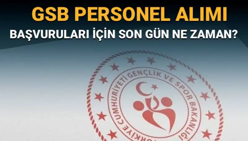 Gençlik ve Spor Bakanlığı Personel Alımında Son Gün Yaklaşıyor!