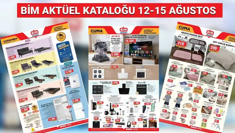 BİM 12-15 Ağustos 2025: Yeni Ürünler ile Alışveriş Keyfinizi Artırın!