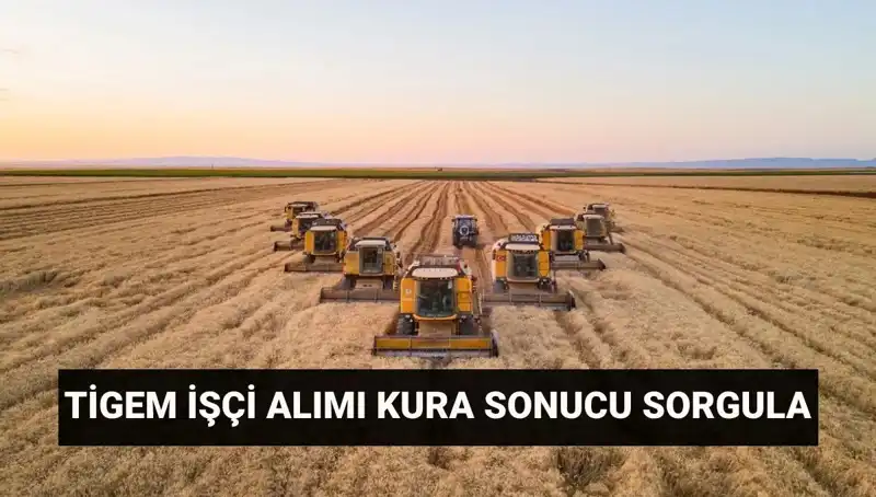 TİGEM İstihdamını Geliştiriyor: 306 İşçi Alımı İçin Kura Sonuçları Açıklandı