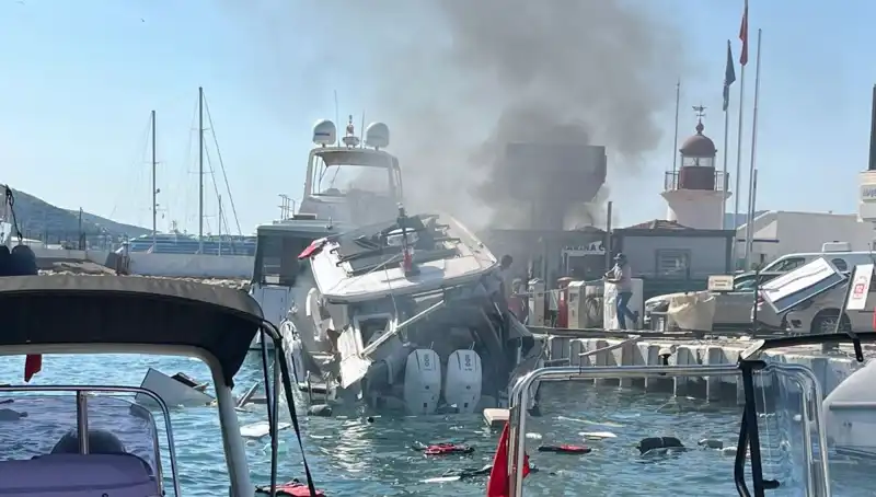 Bodrum’da Tekne Patladı: Acil Durumda Yaralılar Hastaneye Sevk Edildi