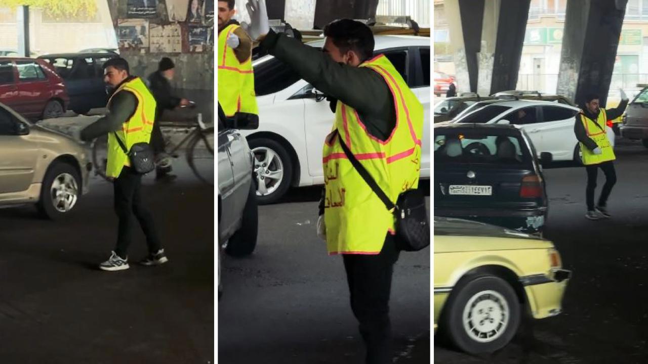 Suriye'de Trafik Kontrolü Gönüllüler Tarafından Sağlanıyor