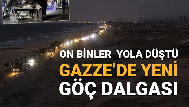 Gazze'de Yeni Göç Dalgası: İnsanlık Dramı Derinleşiyor
